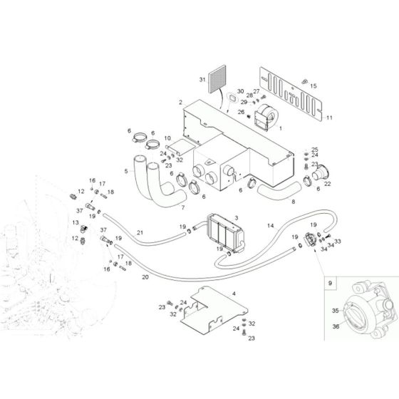 Heating Assembly for Wacker 50Z3
