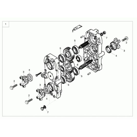 Gearbox Assembly Neuson 6001