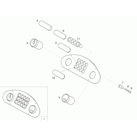 Instrument Panel for Neuson 6001