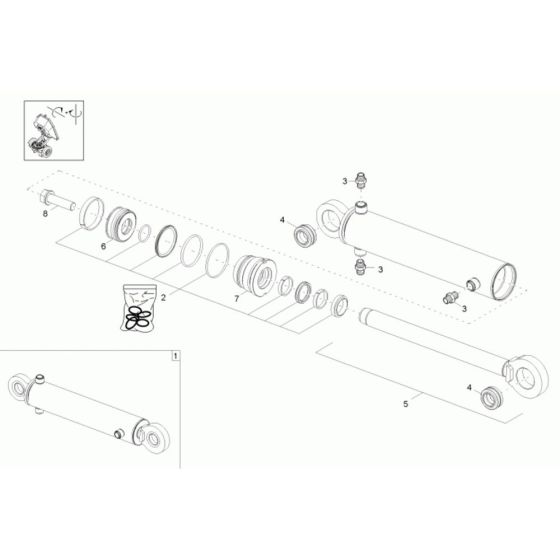 Boom Offset Cylinder Assembly