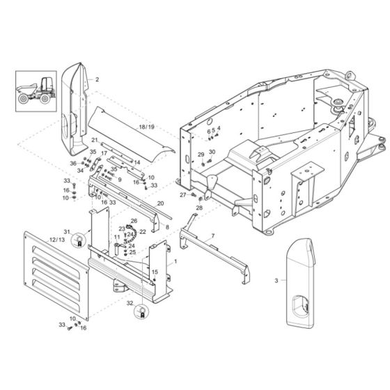 Rear Frame Assembly