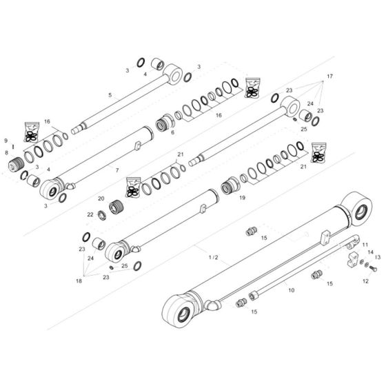Bucket Cylinder Assembly