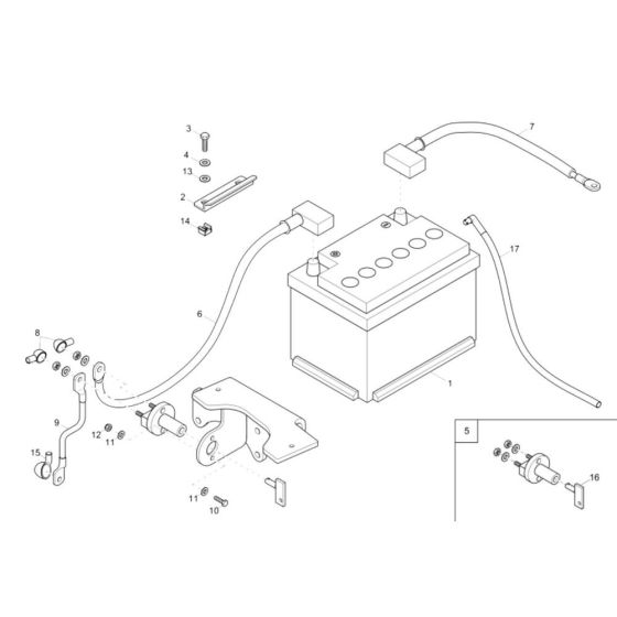 Battery Assembly for Wacker 75Z3