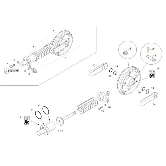 Track Tensioner Assembly