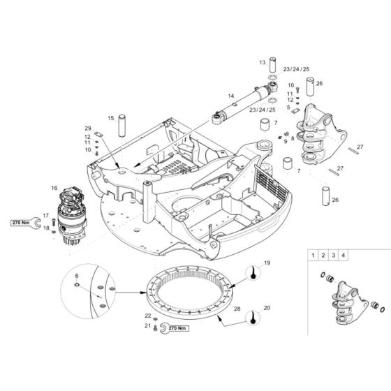 Chassis Assembly for Wacker 75Z3