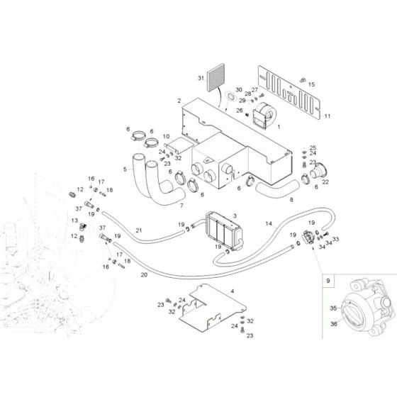 Heating Assembly for Wacker 75Z3
