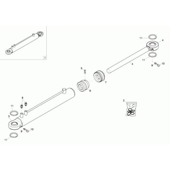 Steering Cylinder Assembly