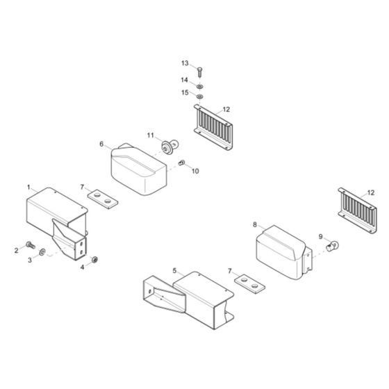 Headlight Assembly for Neuson 9001