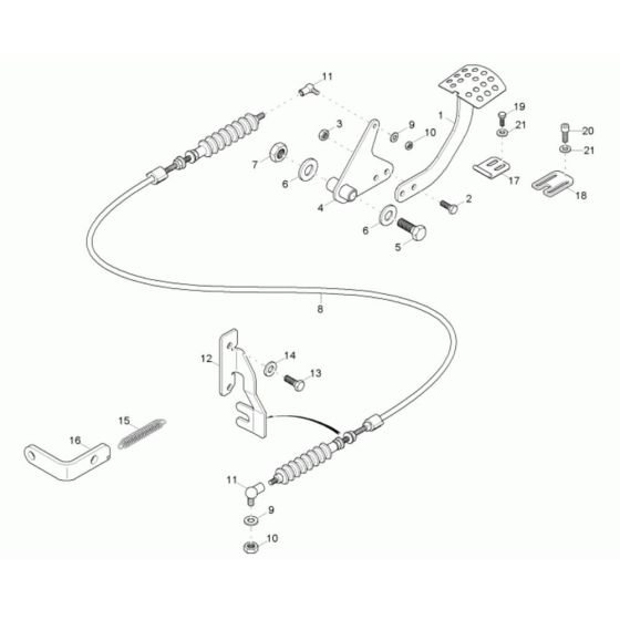 Speed Actuator for Neuson 9001