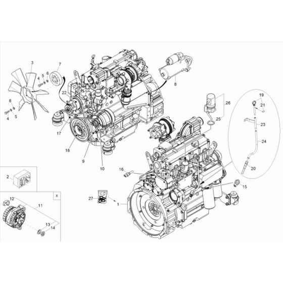 Engine Assembly for Wacker 9001
