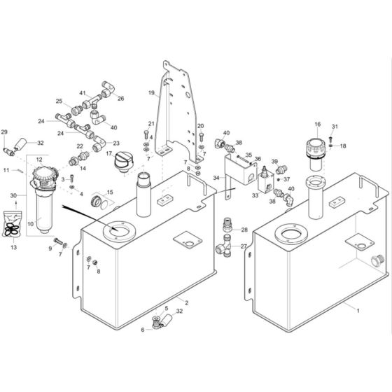 Hydraulic Tank Assembly