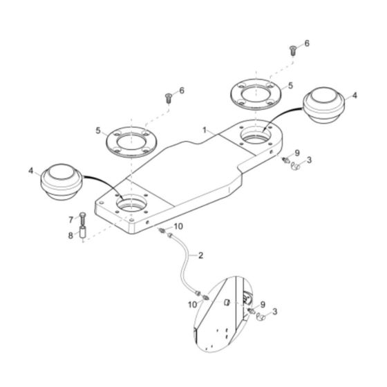 Articulated Joint for Wacker 9001