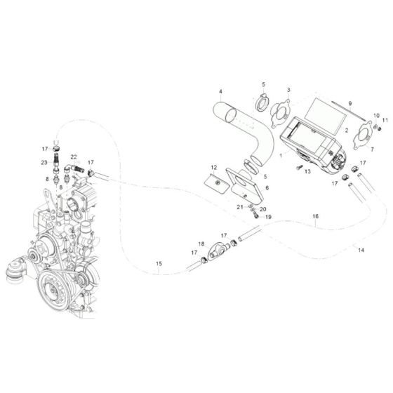 Heating Assembly for Wacker 9001