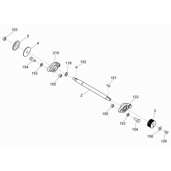 Shaft Assembly for BFS 12