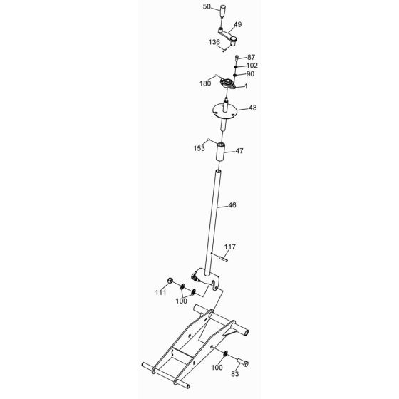Crank Assembly for Wacker BFS 18