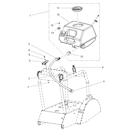 Water System for Wacker BFS 735