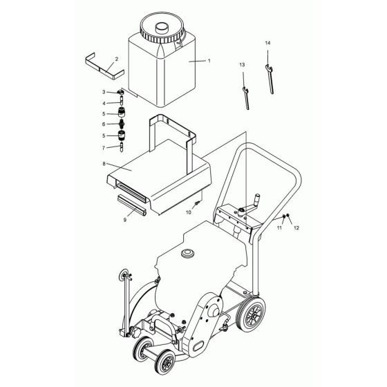 Water Tank Assembly for BFS 80