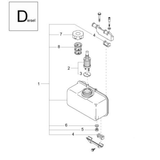 Fuel Tank Assembly for DT05