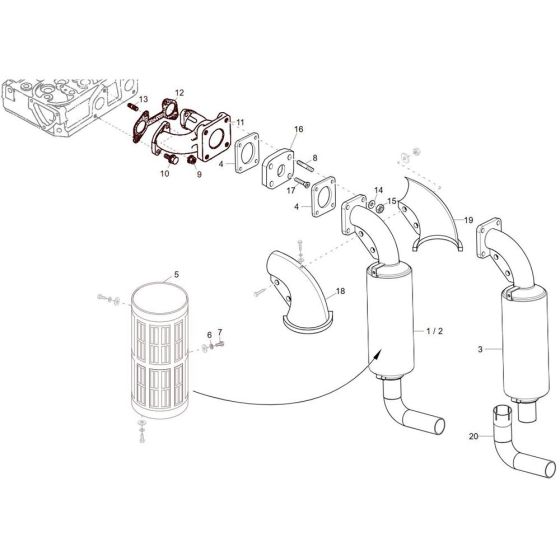 Exhaust Assembly for DT10