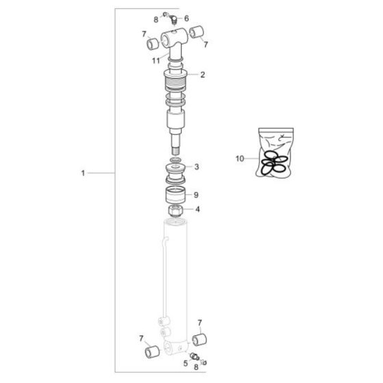 Tilt Ram Assembly