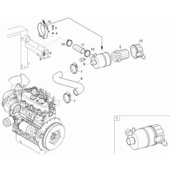 Air Cleaner for Wacker DT15