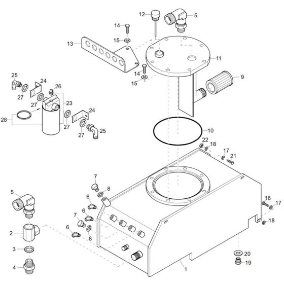 Hydraulic Tank Assembly