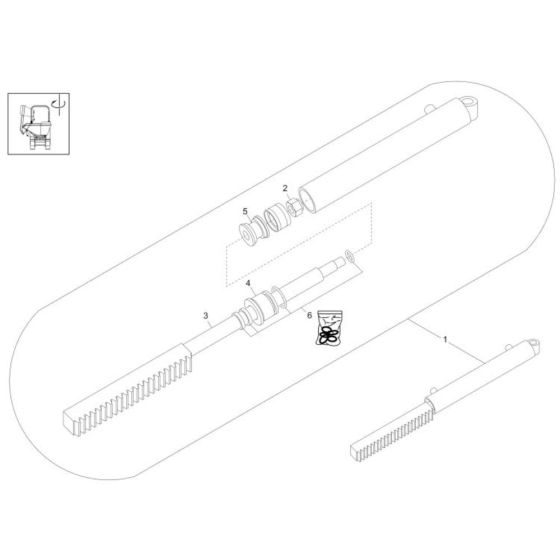 Boom Offset Cylinder