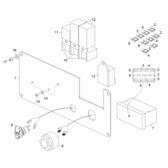 Instrument Panel for Wacker DT25