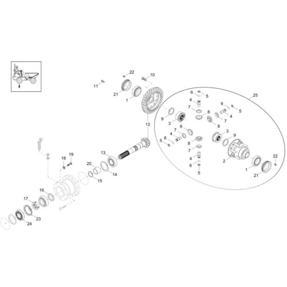 Differential Axle Assembly