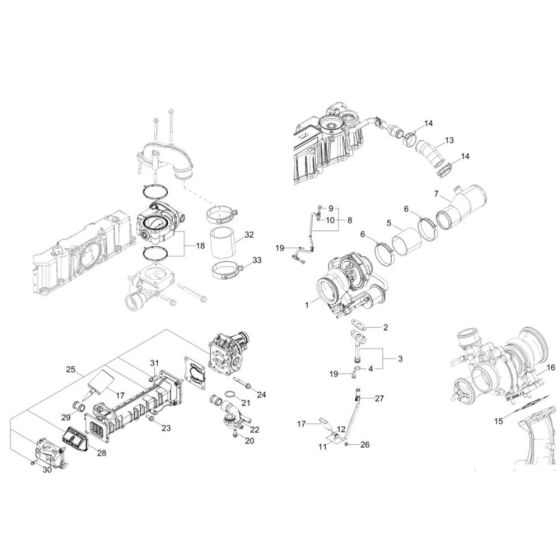 Turbo Supercharger Assembly