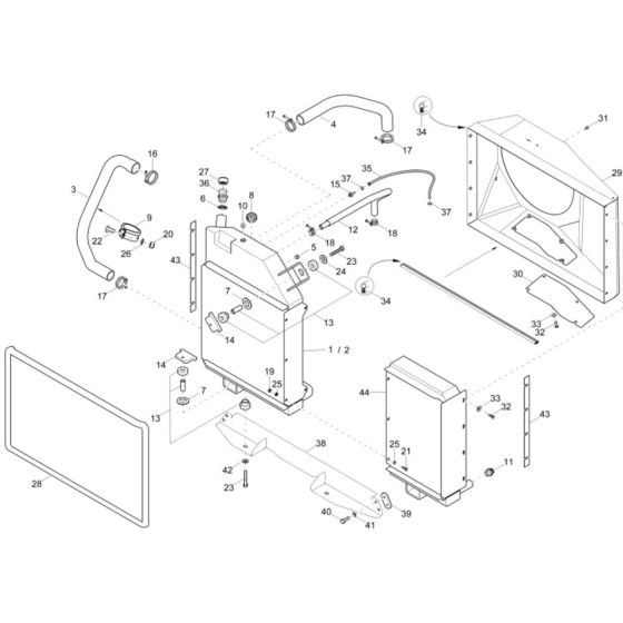 Combi-Cooler Assembly