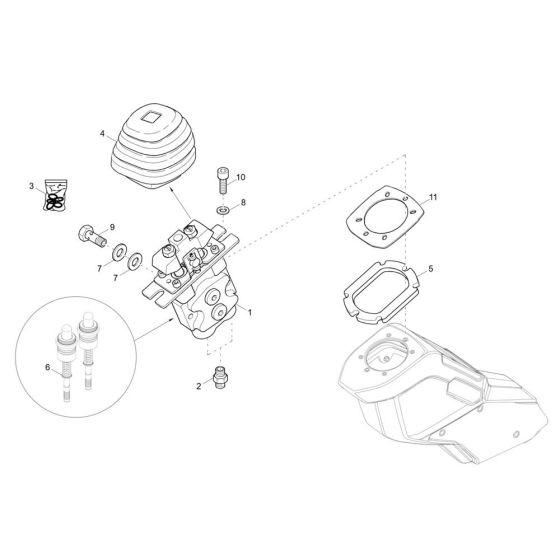 Joystick Assembly for DV125
