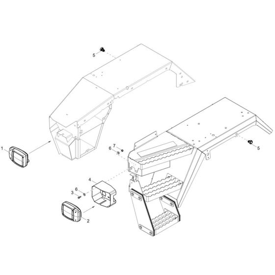 Headlight Assembly for DV125