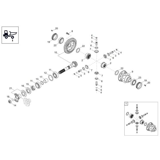 Differential Axle Assembly