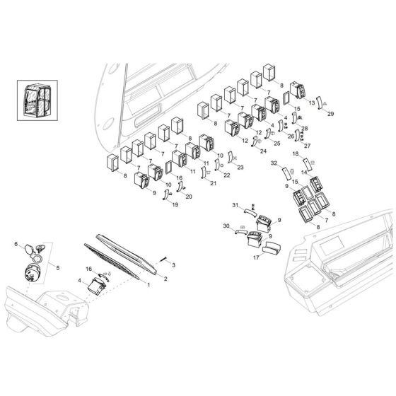 Instrument Panel for Wacker DV45