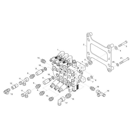 Control Valve for Wacker DV45