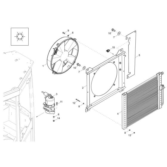 Radiator Assembly for DV45