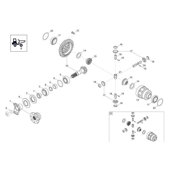 Differential Axle Assembly