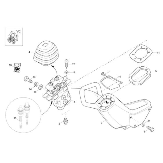 Joystick Assembly for DV60