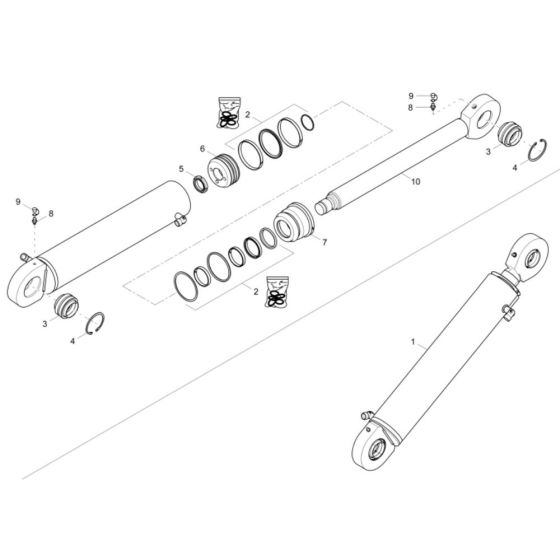 Tilt Ram Assembly