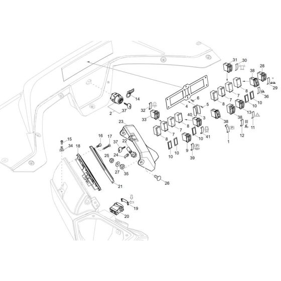 Instrument Panel for Wacker DV90