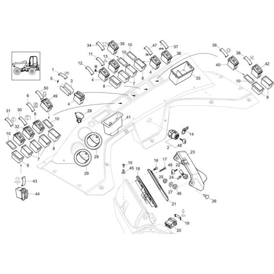 Instrument Panel for Wacker DV90