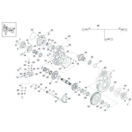 Gearbox Assembly for DW100