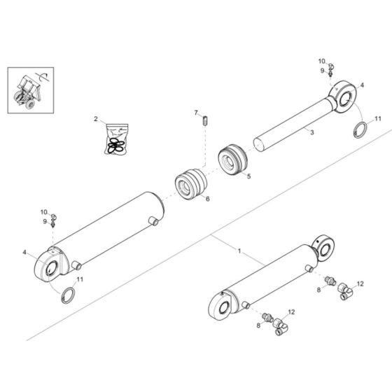 Tilt Ram Assembly