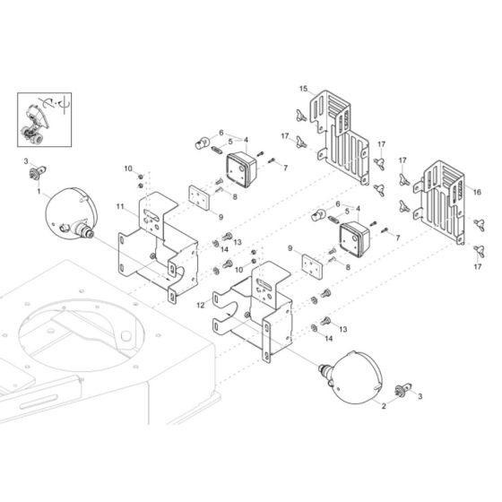 Headlight Assembly for DW15e