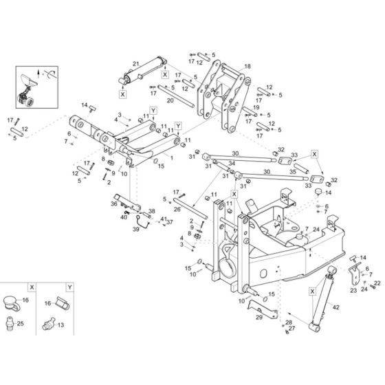 Front Frame for Wacker DW15e