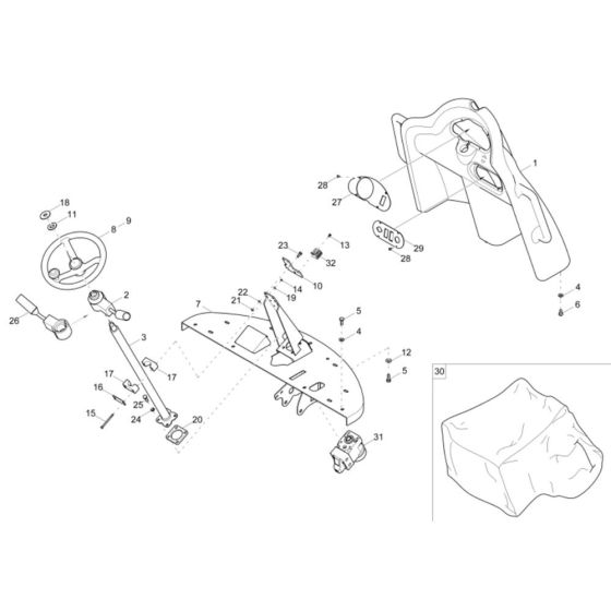 Pilot Stand for Wacker DW15e