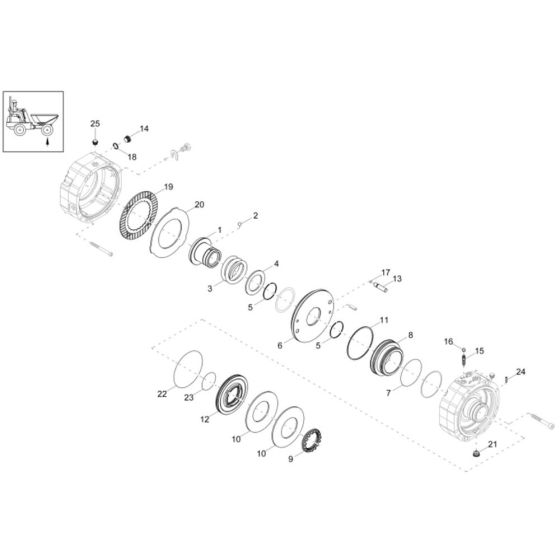 Brake Assembly for DW20