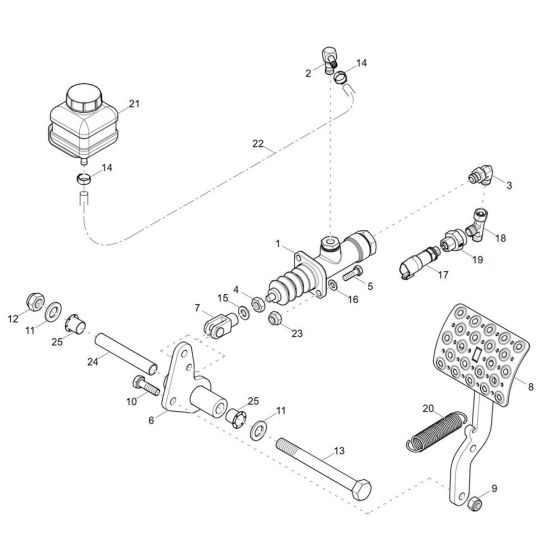 Foot Brake Assembly for DW20-2