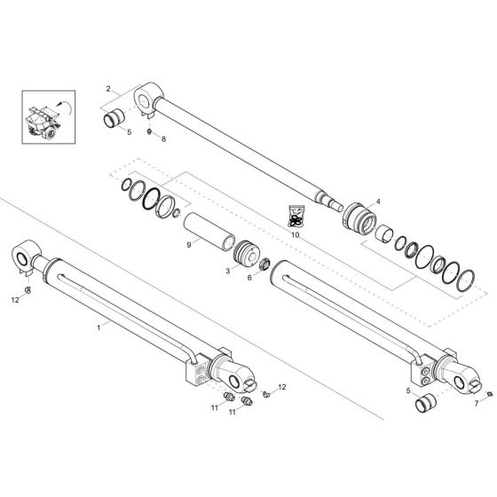 Bucket Cylinder Assembly